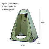 1-2 Persons Portable Privacy Shower Toilet Camping Pop Up Tent Camouflage UV Function Outdoor Dressing Photography Tents