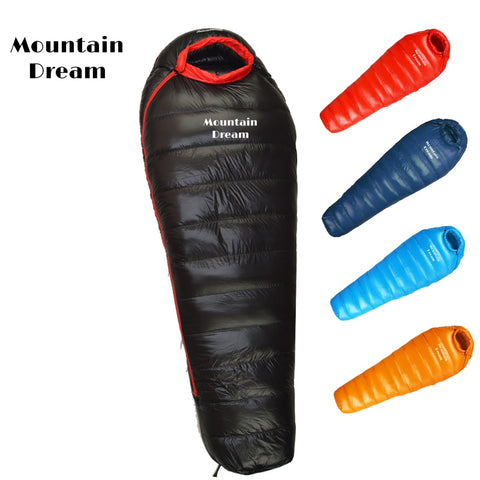 Ultralight Mummy Sleeping Bag White Goose Down Sleeping Bag Camping Sleeping Bag Winter Autumn Adult Sleeping Bag