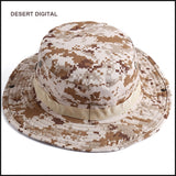 Camouflage Boonie Hat Tactical US Army Bucket Hats Military Multicam  Panama Summer Cap Hunting Hiking Outdoor Camo Sun Caps Men