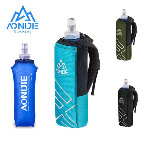 AONIJIE A7106 500ml Running Hand-held Water Bottle Storage Bag Soft Flask Kettle Holder Hydration Pack For Gym Marathon Fitness