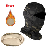 Winter Military Tactical Balaclava Warm Fleece Thermal Ski Snowboard Face Mask Bicycle Cycling Hunting Airsoft Camo Hats Scarf