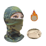 Winter Military Tactical Balaclava Warm Fleece Thermal Ski Snowboard Face Mask Bicycle Cycling Hunting Airsoft Camo Hats Scarf