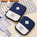 Mini Outdoor First Aid Kit Bag Portable Travel Medicine Package Emergency Bag Small Medicine Divider Storage Organizer Camping