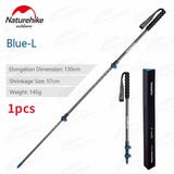 Naturehike ST10-Outdoor Ultralight Walking Stick Protable Carbon Fibers Trekking Poles 3 Section Outer Lock Stick Skiing Stick