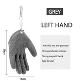 Fishing Gloves Anti-Slip Protect Hand from Puncture Scrapes  Fisherman Professional Catch Fish Latex Hunting Gloves Left/Right