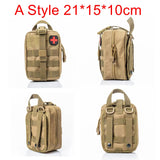 Molle Tactical First Aid Kits Medical Bag Emergency Outdoor Army Hunting Car Emergency Camping Survival Tool Military EDC Pouch