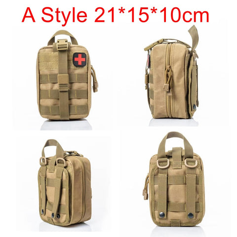 Molle Tactical First Aid Kits Medical Bag Emergency Outdoor Army Hunting Car Emergency Camping Survival Tool Military EDC Pouch