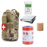 Tactical Molle Medical EDC Pouch EMT Emergency Bandage Tourniquet Scissors IFAK Pouch First Aid Kit Survival Bag Military Pack