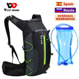 WEST BIKING Bike Bags Portable Waterproof Backpack 10L Cycling Water Bag Outdoor Sport Climbing Hiking Pouch Hydration Backpack