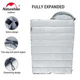 Naturehike Sleeping Bag M180 Lightweight Cotton Sleeping Bag M300 Double Camping Sleeping Bag M400 Washable Winter Sleeping Bag