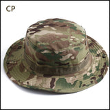 Camouflage Boonie Hat Tactical US Army Bucket Hats Military Multicam  Panama Summer Cap Hunting Hiking Outdoor Camo Sun Caps Men