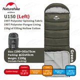 Naturehike NEW U Series Camping Sleeping Bag Ultralight Envelope Splicing Keep Warm 3 Season Cotton Down Sleeping Bag Travel