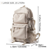 Men Fashion Personalized Travel Backpack Light Weight Large Space 17inch Laptop Bag Teenage Outdoor Waterproof School Bag