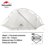 Naturehike Tent VIK Ultralight Camping Tents 1person 2person Cycling Tent Waterproof portable Travel Tent