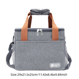 Thermal Insulated Cooler Bags Large Women Men Picnic Lunch Bento Box Trips BBQ Meal Ice Zip Pack Accessories Supplies Products