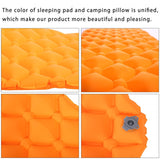 Ultralight Camping Sleeping Pad Inflatable Camping Mat Pad for Backpacking &amp; Hiking-Insulated Sleeping Mat Camping Mattress Pad