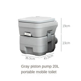 10L/20L Outdoor Portable Camping Toilet Flush Mobile RV Caravan Motorhome Boat Outdoor Squatting Elderly Stool Pregnant Movable