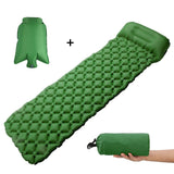 Portable Air Camping Mats Inflatable Bed Mattress Sleeping Pad Fast Filling Air Bag Super Light Inflatable Mattress with Pillow