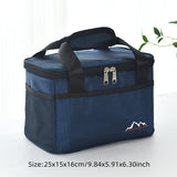 Large Capacity Cooler Bags Oxford Lunch Box Drink Beer Ice Pack Travel Picnic Backpack Thermal Food Delivery Bag Carrier