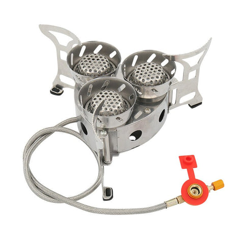 11000W Three-Core Stove Camping Gas Stoves High Power Furnace End Windproof 3 Heads Outdoor Wild Camp Stove CE Certification