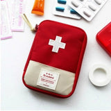 Mini Outdoor First Aid Kit Bag Portable Travel Medicine Package Emergency Bag Small Medicine Divider Storage Organizer Camping