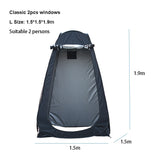 1-2 Persons Portable Privacy Shower Toilet Camping Pop Up Tent Camouflage UV Function Outdoor Dressing Photography Tents