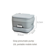 10L/20L Outdoor Portable Camping Toilet Flush Mobile RV Caravan Motorhome Boat Outdoor Squatting Elderly Stool Pregnant Movable