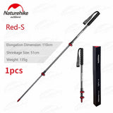 Naturehike ST10-Outdoor Ultralight Walking Stick Protable Carbon Fibers Trekking Poles 3 Section Outer Lock Stick Skiing Stick