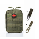 Molle Tactical First Aid Kits Medical Bag Outdoor Camping Climbing Bag Multifunctional Waist Belt Pocket Army Military EDC Pouch