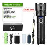 Most Powerful LED Flashlight USB Rechargeable Torch Light High Power Flashlight Tactical Lantern Long Shot Hand Lamp For Camping