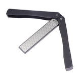 New Double Sided Folded Pocket Sharpener Diamond Knife Sharpening Stone Kitchen Tool