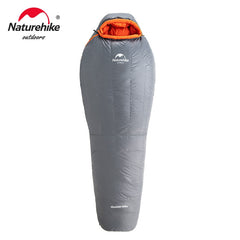Naturehike Sleeping Bag ULG400 Goose Down Winter Sleeping Bag Tourist Mummy Sleeping Bag Ultralight Waterproof Warm Sleeping Bag