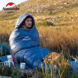 Naturehike Sleeping Bag ULG400 Goose Down Winter Sleeping Bag Tourist Mummy Sleeping Bag Ultralight Waterproof Warm Sleeping Bag