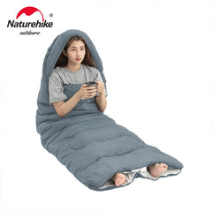 Naturehike Y150 Sleeping Bag 3 Seasons Waterproof Ultralight Envelope Sleeping Bags with hood for Adults Camping Hiking Outdoor