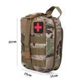 Outdoor First Aid Kit Tactical Molle Medical Bag Military EDC Waist Pack Hunting Camping Climbing Emergency Survival Bag