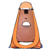 Outdoor Camping Tent Portable Shower Bath Changing Fitting Room Rain Shelter Camping Beach Privacy Toilet Tents With 3 Windows