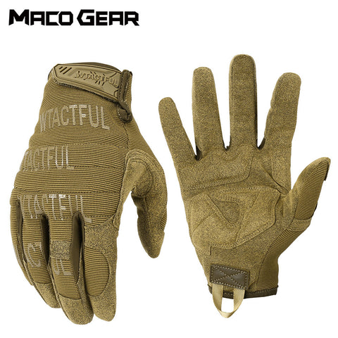 Outdoor Tactical Gloves Military Training Army Sport Climbing Shooting Hunting Riding Cycling Full Finger Anti-Skid Mittens