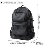 Men Fashion Personalized Travel Backpack Light Weight Large Space 17inch Laptop Bag Teenage Outdoor Waterproof School Bag