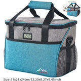 Large Capacity Cooler Bags Oxford Lunch Box Drink Beer Ice Pack Travel Picnic Backpack Thermal Food Delivery Bag Carrier