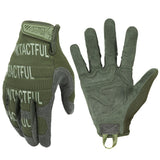 Outdoor Tactical Gloves Military Training Army Sport Climbing Shooting Hunting Riding Cycling Full Finger Anti-Skid Mittens