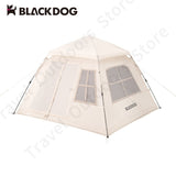 Naturehike-BLACKDOG New 3 Seasons Automatic Tent 3-4 Persons Portable Fast Build Spring Support 150D Oxford Cloth 2Doors 4Window