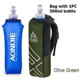 AONIJIE A7106 500ml Running Hand-held Water Bottle Storage Bag Soft Flask Kettle Holder Hydration Pack For Gym Marathon Fitness