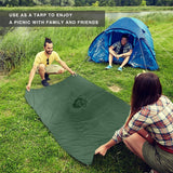 Multifunctional Rain Poncho Waterproof Emergency Military Raincoat Hiking Poncho Picnic Mat for Camping Travel Accessories