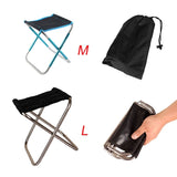 Folding Small Stool Fishing Chair Picnic Camping Chair Foldable Aluminium Cloth Outdoor Portable Easy  Carry Outdoor Furniture