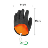 Fishing Gloves Anti-Slip Protect Hand from Puncture Scrapes  Fisherman Professional Catch Fish Latex Hunting Gloves Left/Right