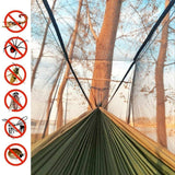 Lightweight Portable Camping Hammock and Tent Awning Rain Fly Tarp Waterproof Mosquito Net Hammock Canopy 210T Nylon Hammocks